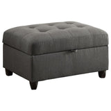 Stonenesse Sectional Sofa with Storage Ottoman Set Grey - 500413-S2