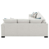 Ashford Chenille Upholstered Sleeper Sectional Sofa Greige - 500818