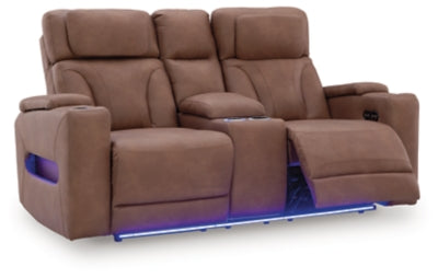 Clean-Slate Power Reclining Loveseat with Console - PC5010118