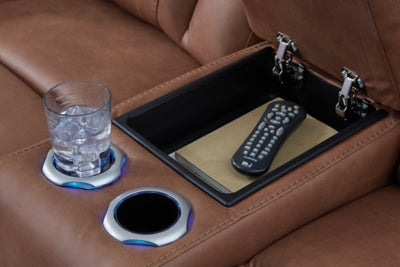 Clean-Slate Power Reclining Loveseat with Console - PC5010118