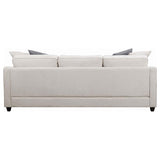 Mcloughlin Upholstered Sloped Arm Sectional Sofa Platinum - 501840