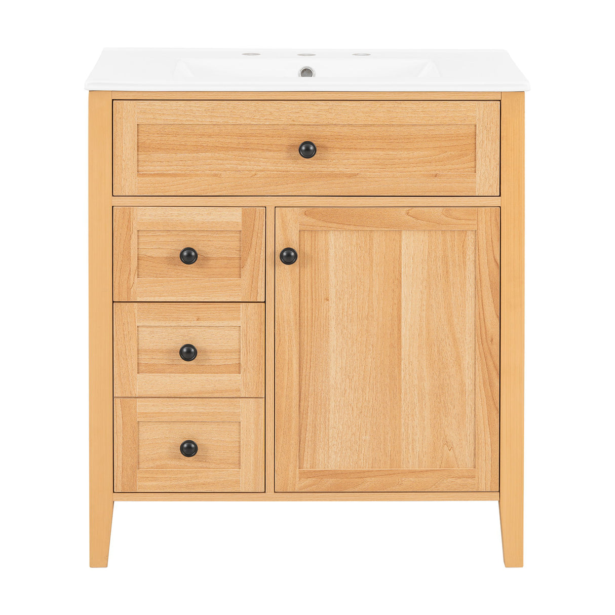 Bathroom Vanity With Sink, Soft Closing Cabinet