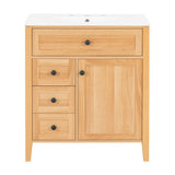 Bathroom Vanity With Sink, Soft Closing Cabinet