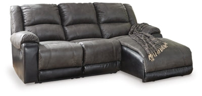 Nantahala 3-Piece Reclining Sectional with Chaise - 50301S9