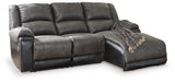 Nantahala 3-Piece Reclining Sectional with Chaise - 50301S9