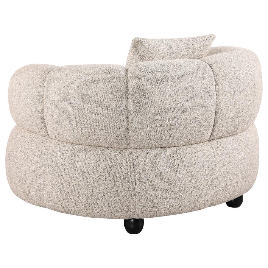 Whitney Contemporary Channel Tufted Boucle Upholstered Sofa Set - 503721-S3