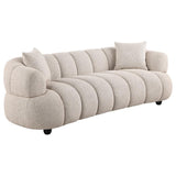 Whitney Contemporary Channel Tufted Boucle Upholstered Sofa - 503721