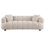 Whitney Contemporary Channel Tufted Boucle Upholstered Sofa - 503721