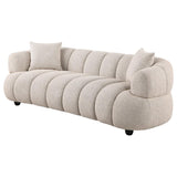 Whitney Contemporary Channel Tufted Boucle Upholstered Sofa - 503721