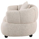 Whitney Contemporary Channel Tufted Boucle Upholstered Accent Chair - 503723