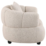 Whitney Contemporary Channel Tufted Boucle Upholstered Accent Chair - 503723