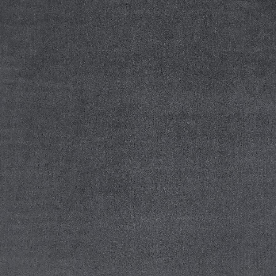 Brookside Velvet Upholstered Curved Sofa Dark Grey - 504844