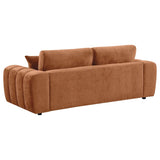Burnett 2-piece Chenille Upholstered Sofa Set Burnt Orange - 504951-S2