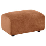 Burnett 4-piece Chenille Upholstered Sofa Set Burnt Orange - 504951-S4