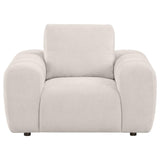 Burnett Chenille Upholstered Accent Chair Ivory - 504957