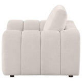 Burnett Chenille Upholstered Accent Chair Ivory - 504957