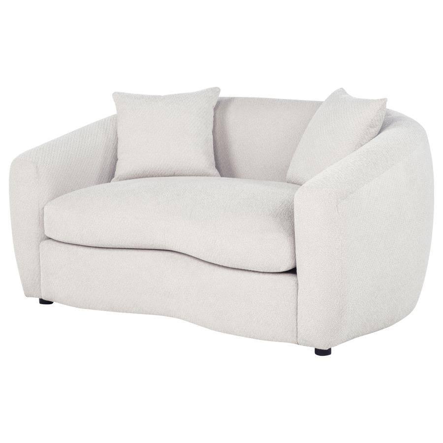 Isabella Fabric Upholstered Loveseat Sand - 504972