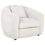 Isabella Fabric Upholstered Accent Chair Sand - 504973