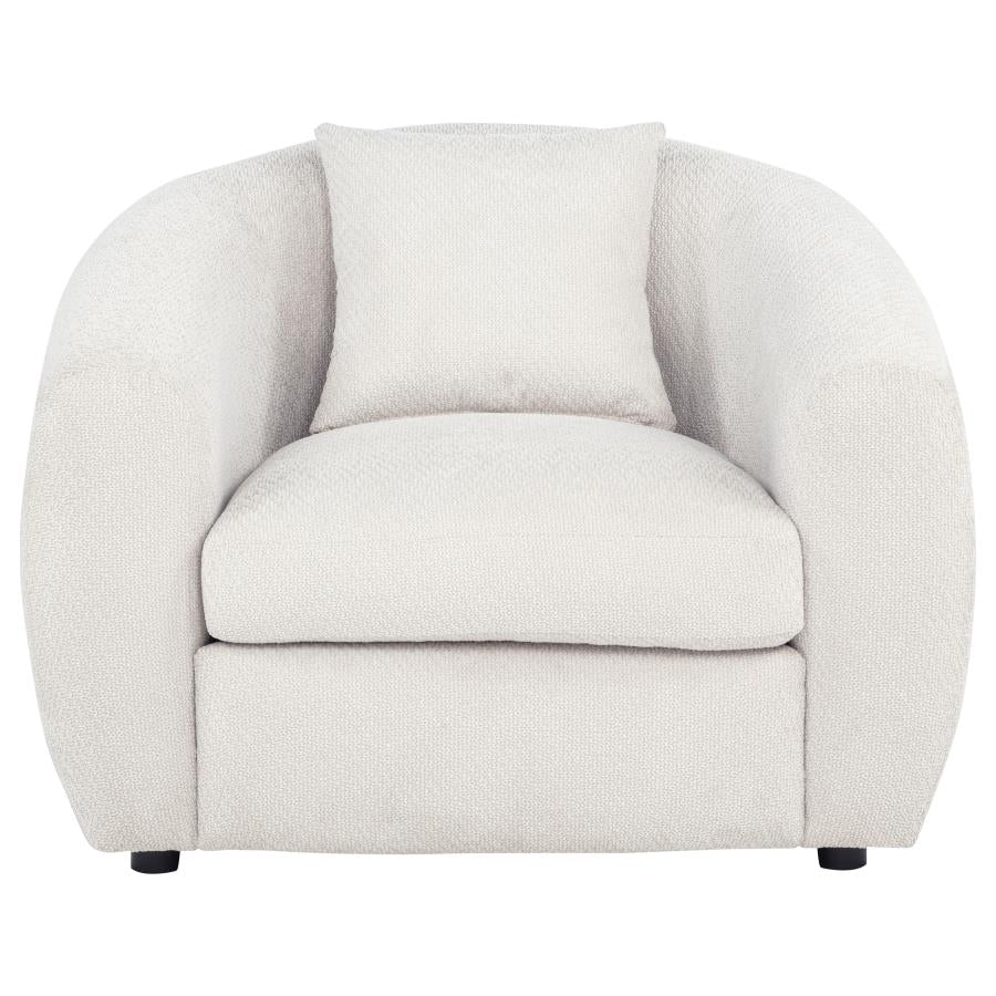 Isabella Fabric Upholstered Accent Chair Sand - 504973