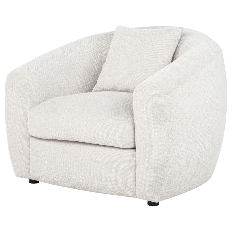 Isabella Fabric Upholstered Accent Chair Sand - 504973