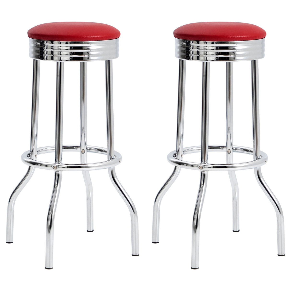 Bar Height Stool Vintage Style (Set of 2)