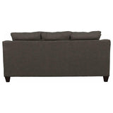Salizar Upholstered Flared Arm Sofa Charcoal Grey - 506021