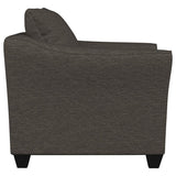 Salizar Upholstered Flared Arm Accent Chair Charcoal Grey - 506023