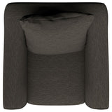 Salizar Upholstered Flared Arm Accent Chair Charcoal Grey - 506023