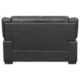 Arabella 2-piece Upholstered Padded Arm Sofa Set Grey - 506591-S2