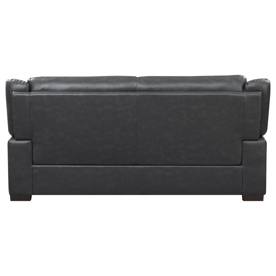 Arabella 3-piece Upholstered Padded Arm Sofa Set Grey - 506591-S3