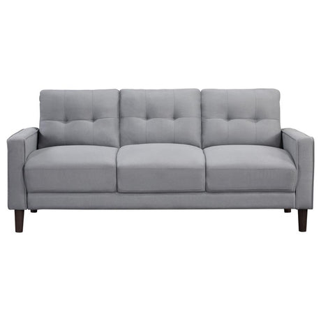 Bowen Upholstered Track Arm Tufted Sofa Grey - 506781