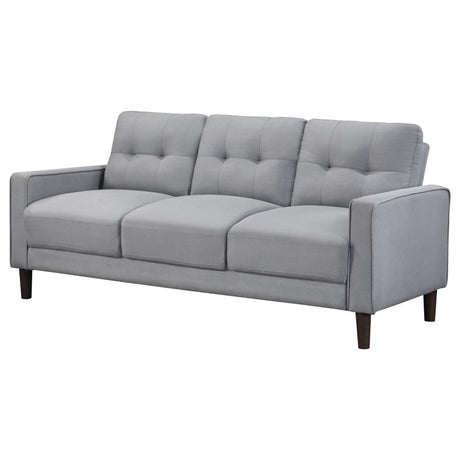 Bowen Upholstered Track Arm Tufted Sofa Grey - 506781