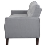 Bowen Upholstered Track Arm Tufted Sofa Grey - 506781