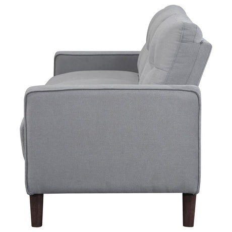 Bowen Upholstered Track Arm Tufted Sofa Grey - 506781