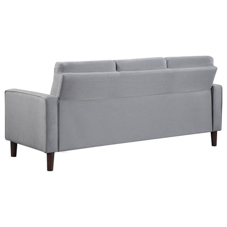 Bowen Upholstered Track Arm Tufted Sofa Grey - 506781