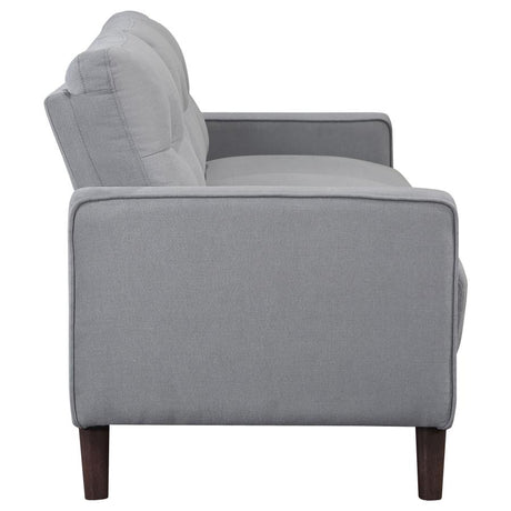 Bowen Upholstered Track Arm Tufted Sofa Grey - 506781