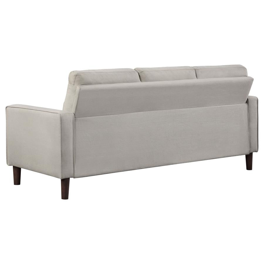 Bowen 3-piece Upholstered Track Arm Tufted Sofa Set Beige - 506785-S3
