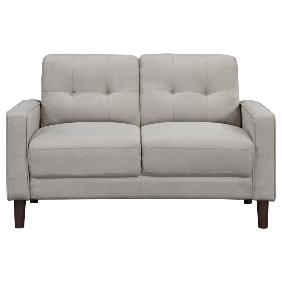 Bowen 3-piece Upholstered Track Arm Tufted Sofa Set Beige - 506785-S3