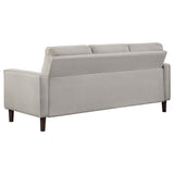 Bowen Upholstered Track Arm Tufted Sofa Beige - 506785