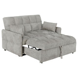 Cotswold Upholstered Convertible Sleeper Sofa Bed Light Grey - 508307