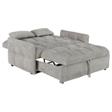 Cotswold Upholstered Convertible Sleeper Sofa Bed Light Grey - 508307
