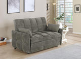 Cotswold Upholstered Convertible Sleeper Sofa Bed Dark Grey - 508308