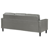 Ruth Upholstered Track Arm Sofa Grey - 508365