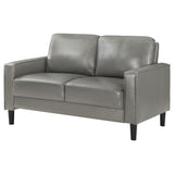 Ruth Upholstered Track Arm Loveseat Grey - 508366