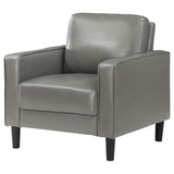 Ruth Upholstered Track Arm Accent Chair Grey - 508367