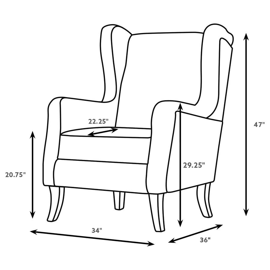 Elmbrook 3-piece Upholstered Rolled Arm Sofa Set Brown - 508571-S3