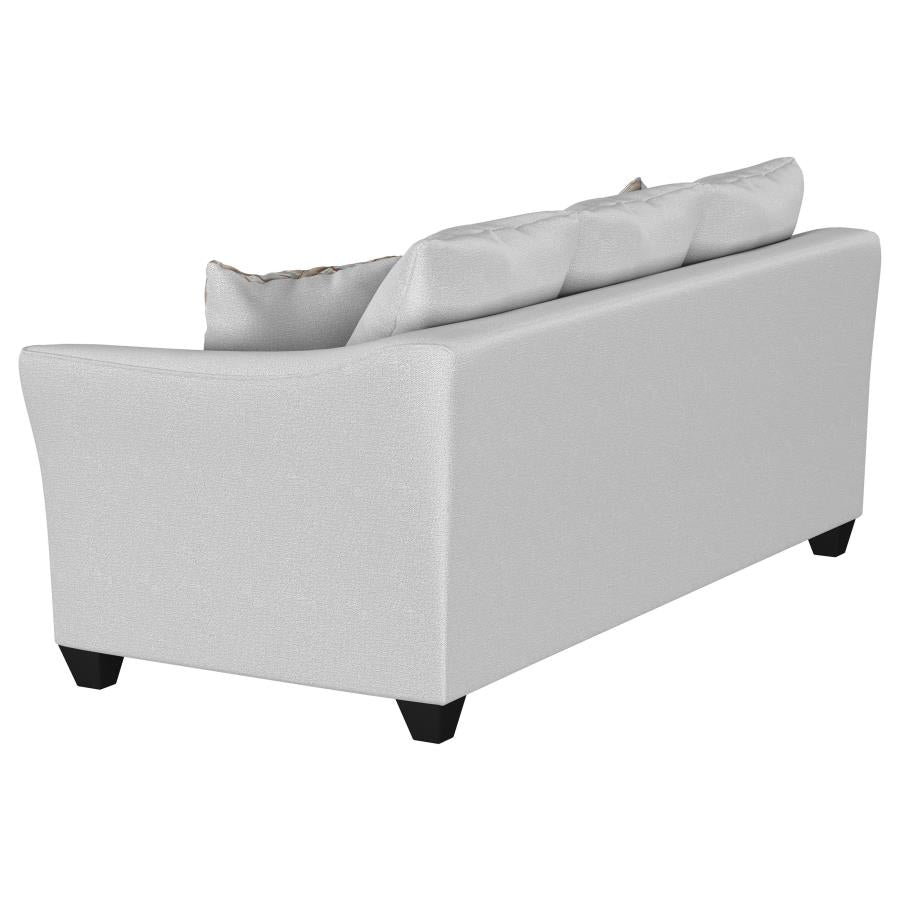 Salizar 2-piece Upholstered Flared Arm Sofa Set Sand - 508581-S2