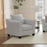 Salizar Upholstered Flared Arm Accent Chair Sand - 508583