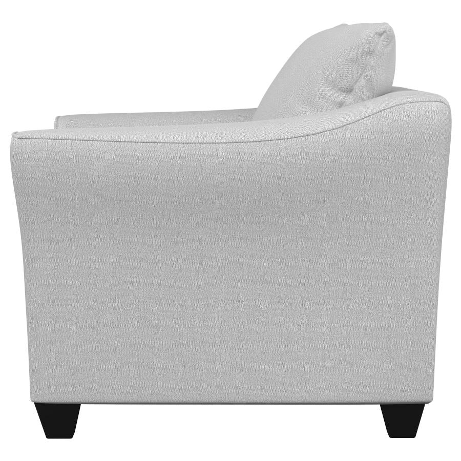 Salizar Upholstered Flared Arm Accent Chair Sand - 508583