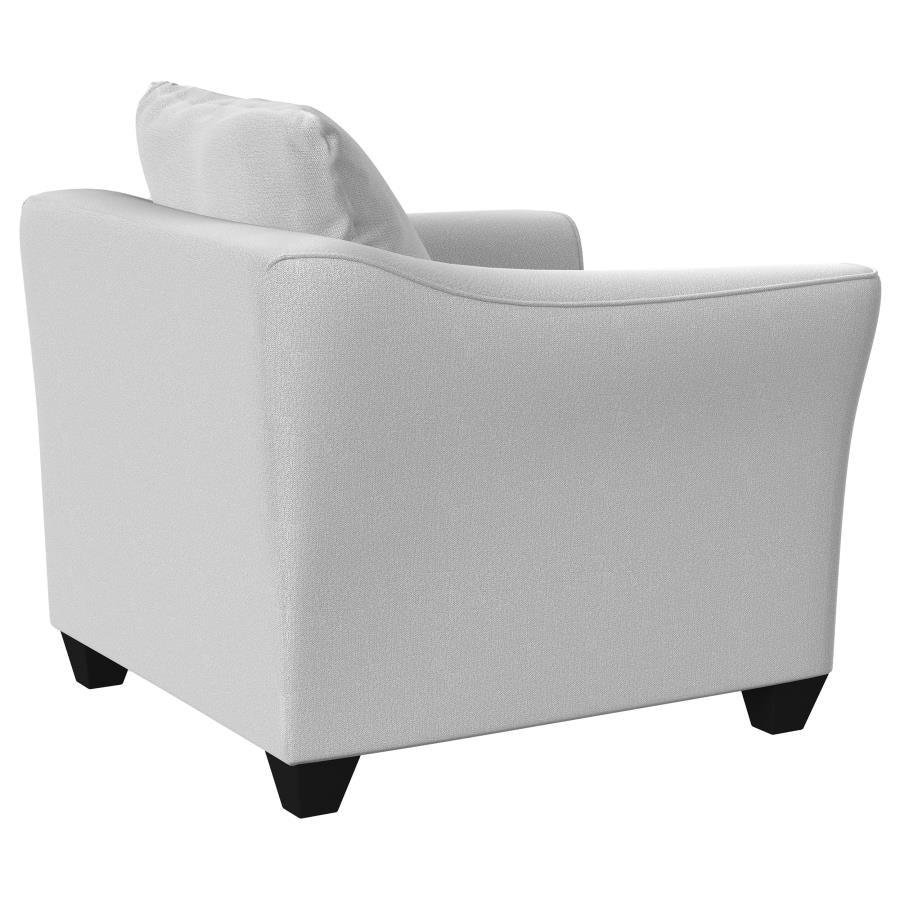 Salizar Upholstered Flared Arm Accent Chair Sand - 508583